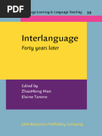 Selinker’s Interlanguage Theory (1972) | PDF | Symbols | Languages