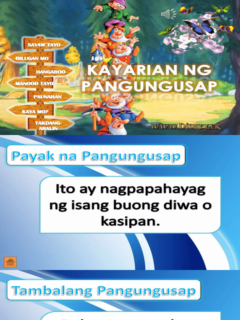 Kayarian ng pangungusap | PDF