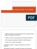Stimuli and Response in Plants