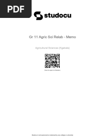 Gr 11 Agric Sci Relab Memo