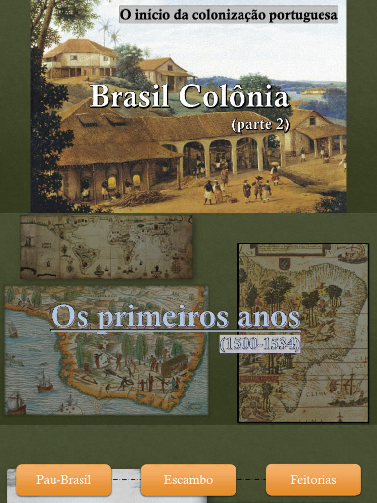 Brasil Colônia - 2º Parte (O Início Da Colonização Da América ...