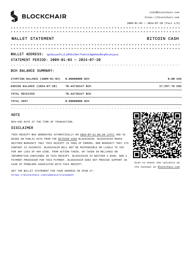 Qp3wjpa3tjlj042z2wv7hahsldgwhwy0rq9sywjpyy en Usd 2009-01!03!2024!07!20 1 |  PDF | Receipt | Applications Of Cryptography