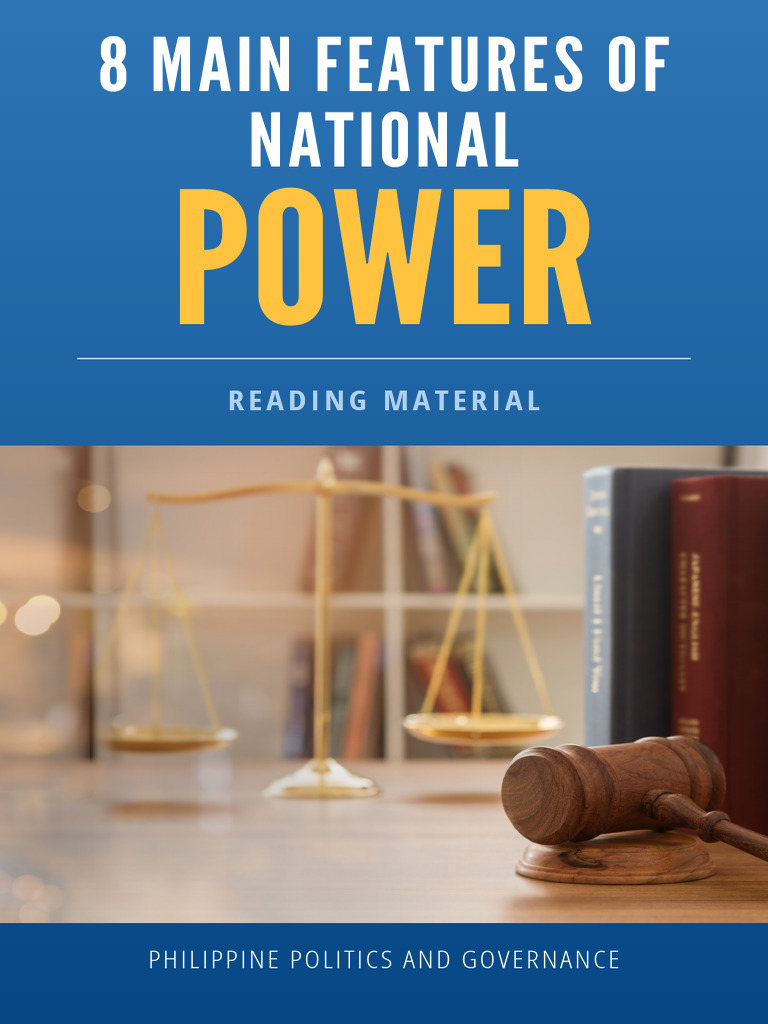 8 Main Features of National Power | PDF | Power (Social And Political ...