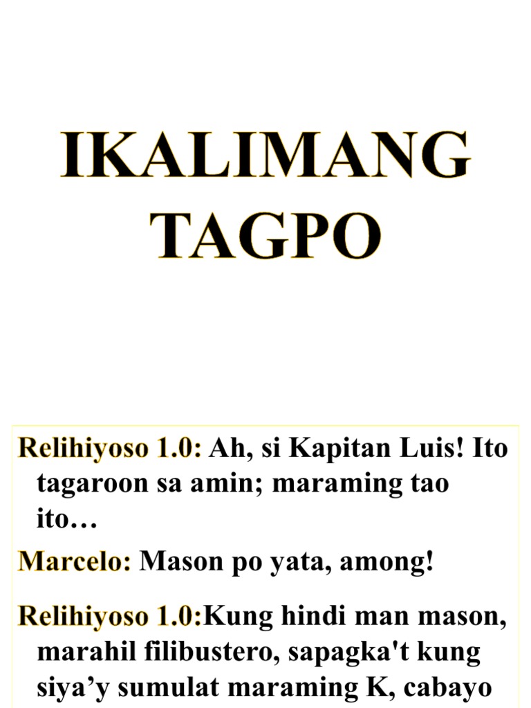 Ikalimang Tagpo | PDF