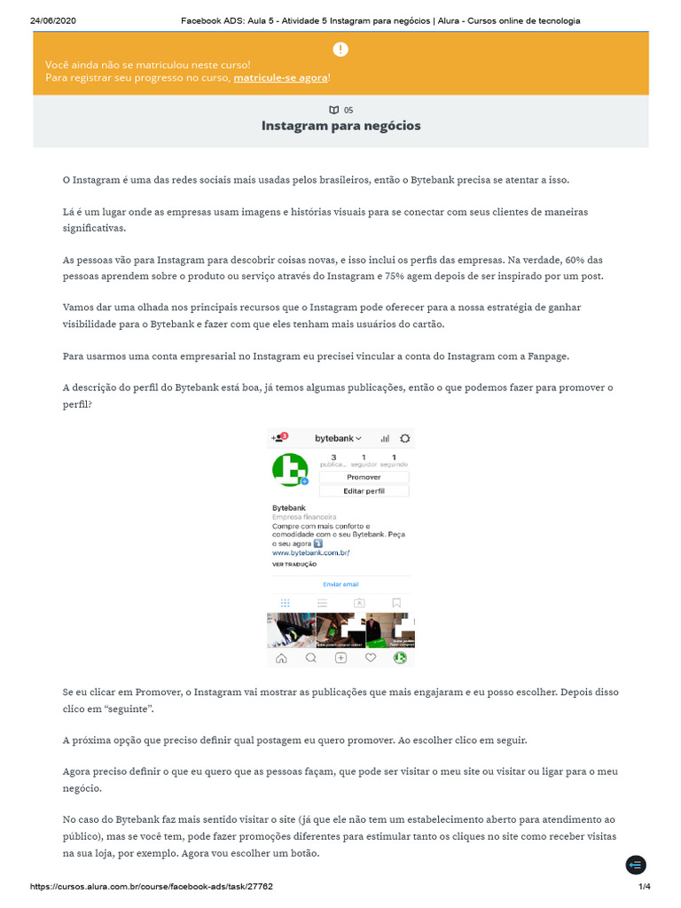 Estratégias de Instagram para Negócios | PDF | Facebook