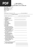 HBA Application Form | PDF