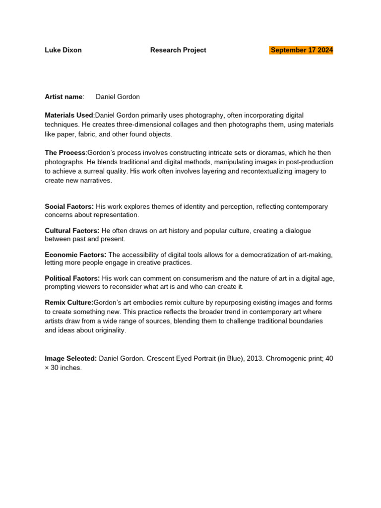 Research Project | PDF