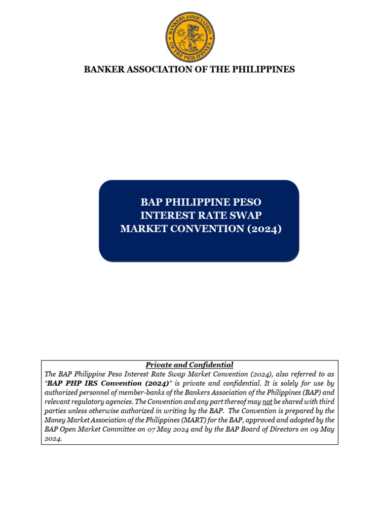 BAP PHP IRS Convention 2024 Overview | PDF | Swap (Finance) | Interest ...