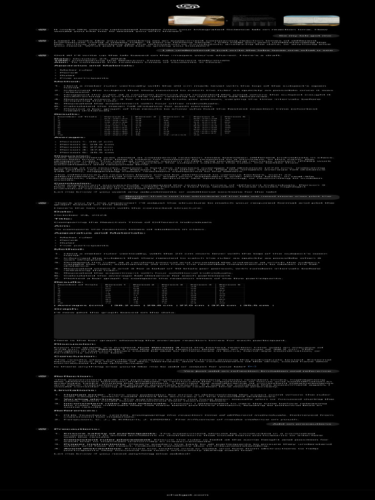 Integrated Science Lab Summary | PDF