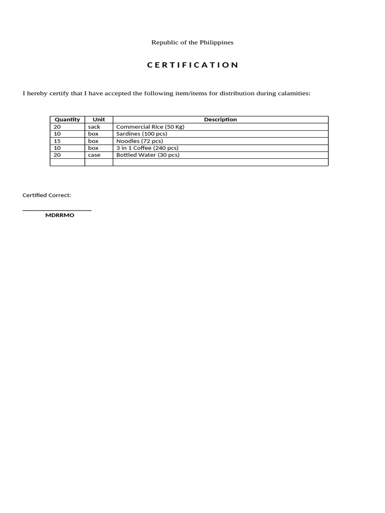 Certification | PDF
