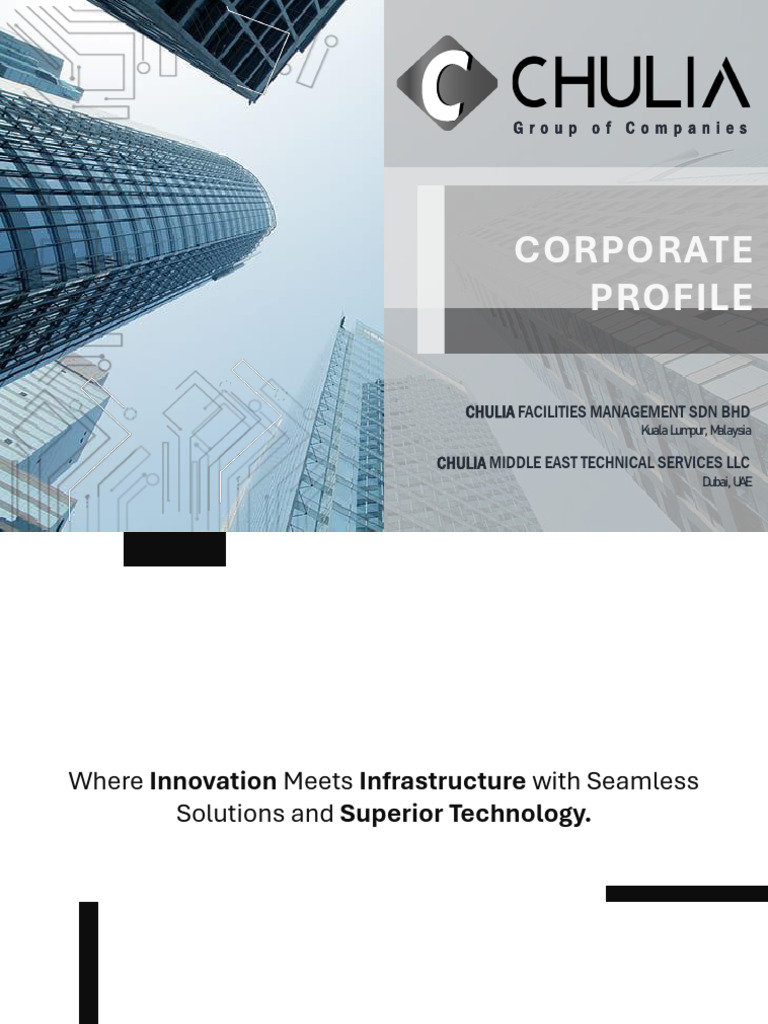 Chulia Group Corporate Profile | PDF | Business