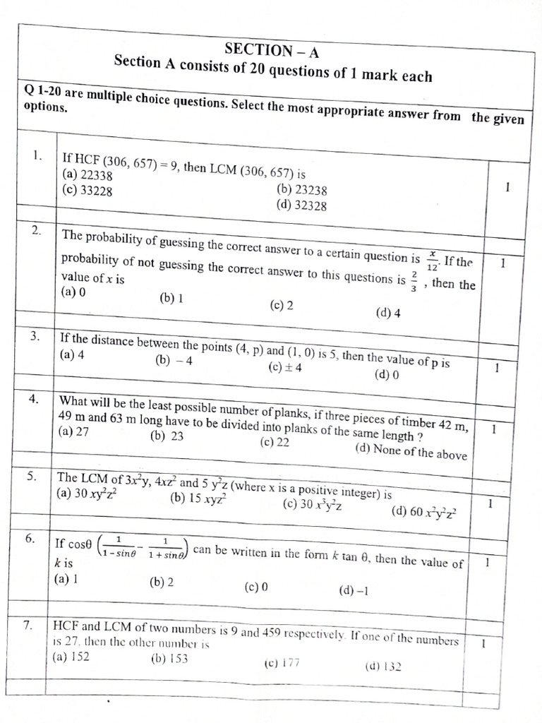 Test For Achievers | PDF