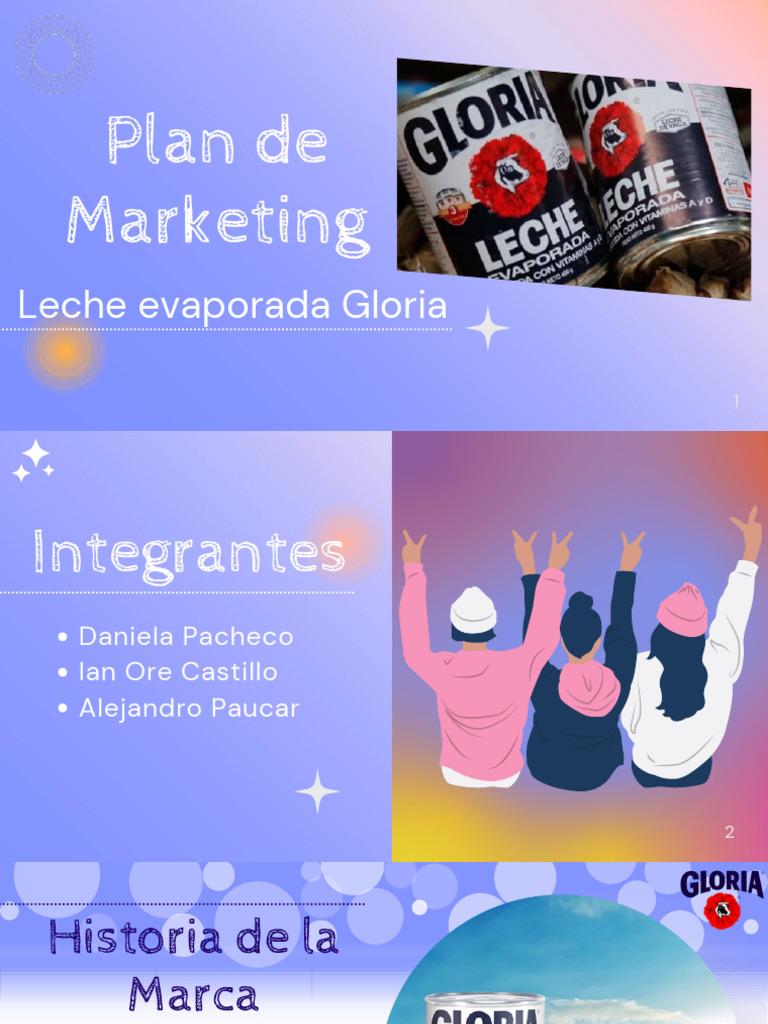 Plan de Marketing Gloria | PDF