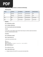 Configure Router-on-a-Stick Lab 4.2.7 | PDF | Router (Computing ...