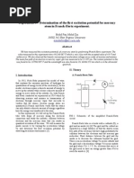 Download Determination of the First Excitation Potential for Mercury Atom in Franck-Hertz Experiment by Faiz Zin SN81250078 doc pdf