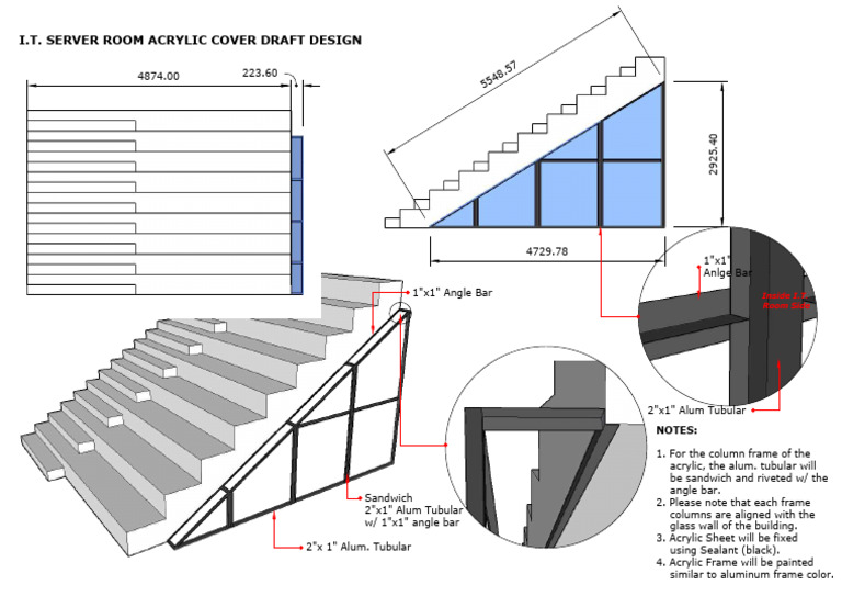 I.T. Server Room Acrylic Cover Design | PDF | Building Engineering