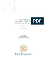 Erik P. Mansson- Temporal gating of attosecond pulse trains