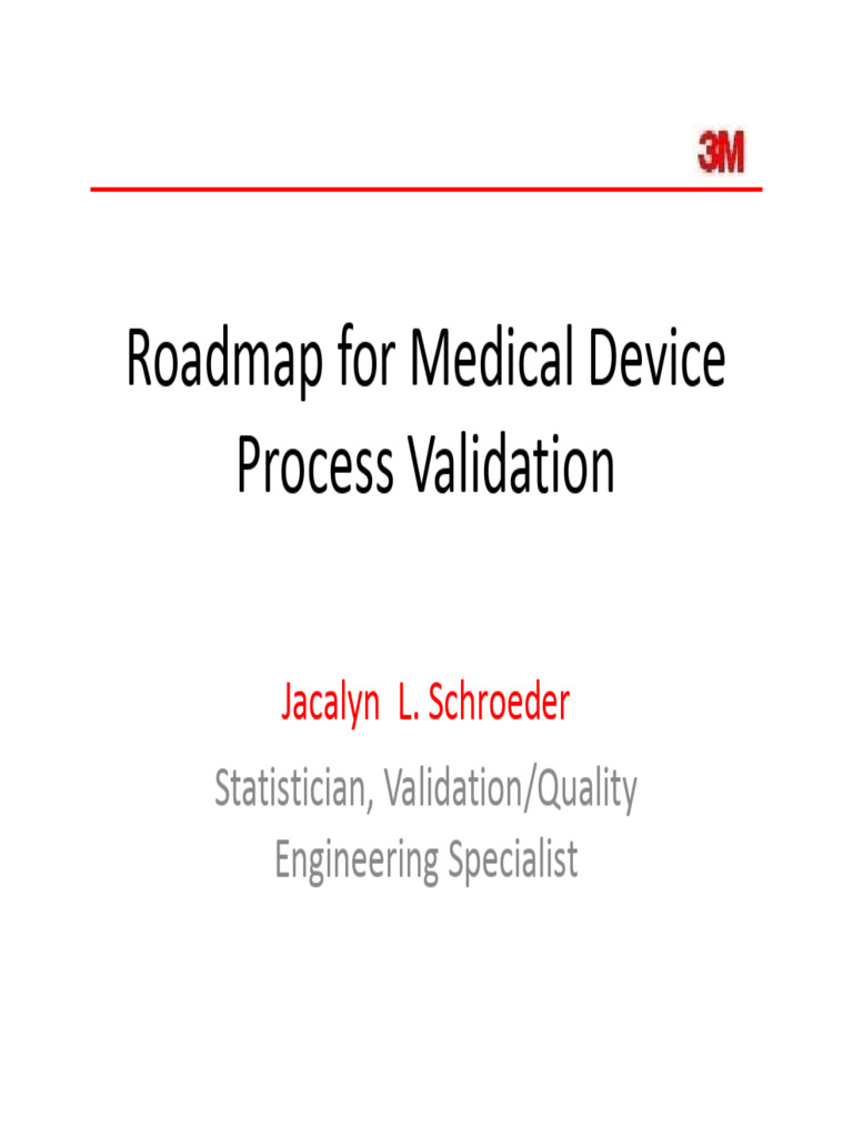 449718005 Validation Medical Device | PDF | Verification And Validation ...