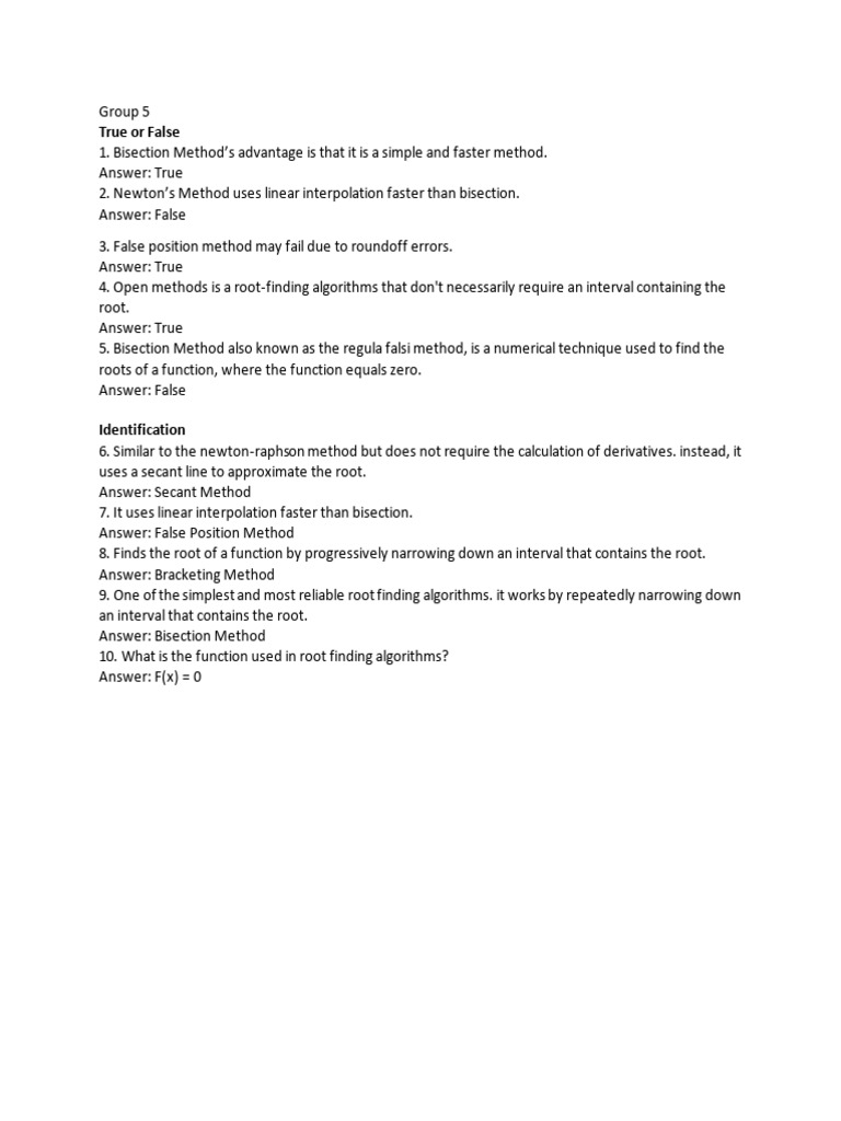 Group 5 Questionnaire | PDF