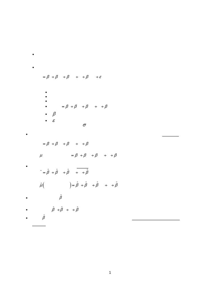 STAT 252-Notes-Topic 5-Multiple Linear Regression | PDF | Errors And ...