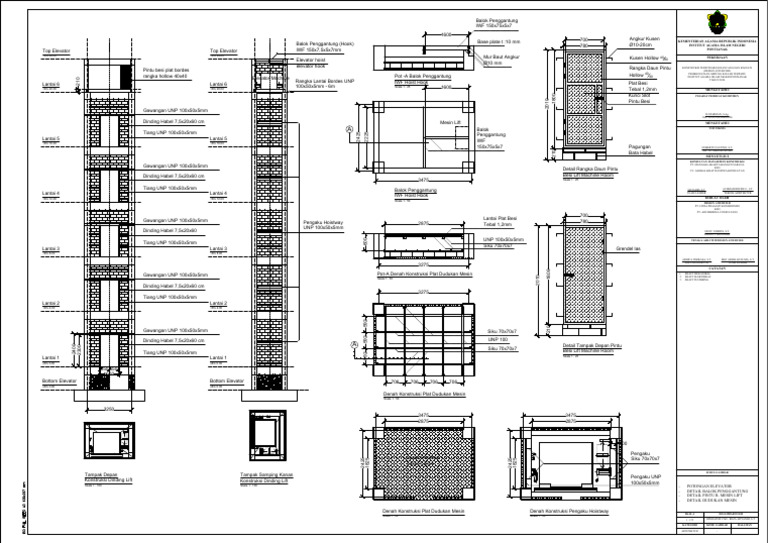 Konstruksi Lift Barang Sederhana | PDF