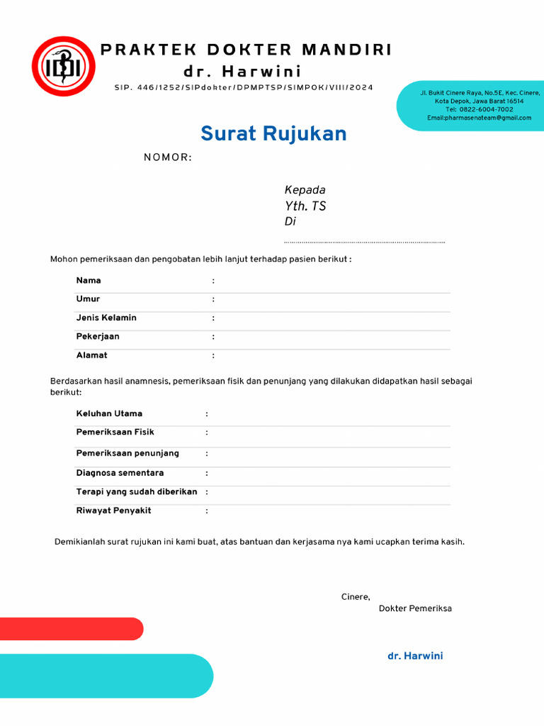 Surat Rujukan | PDF