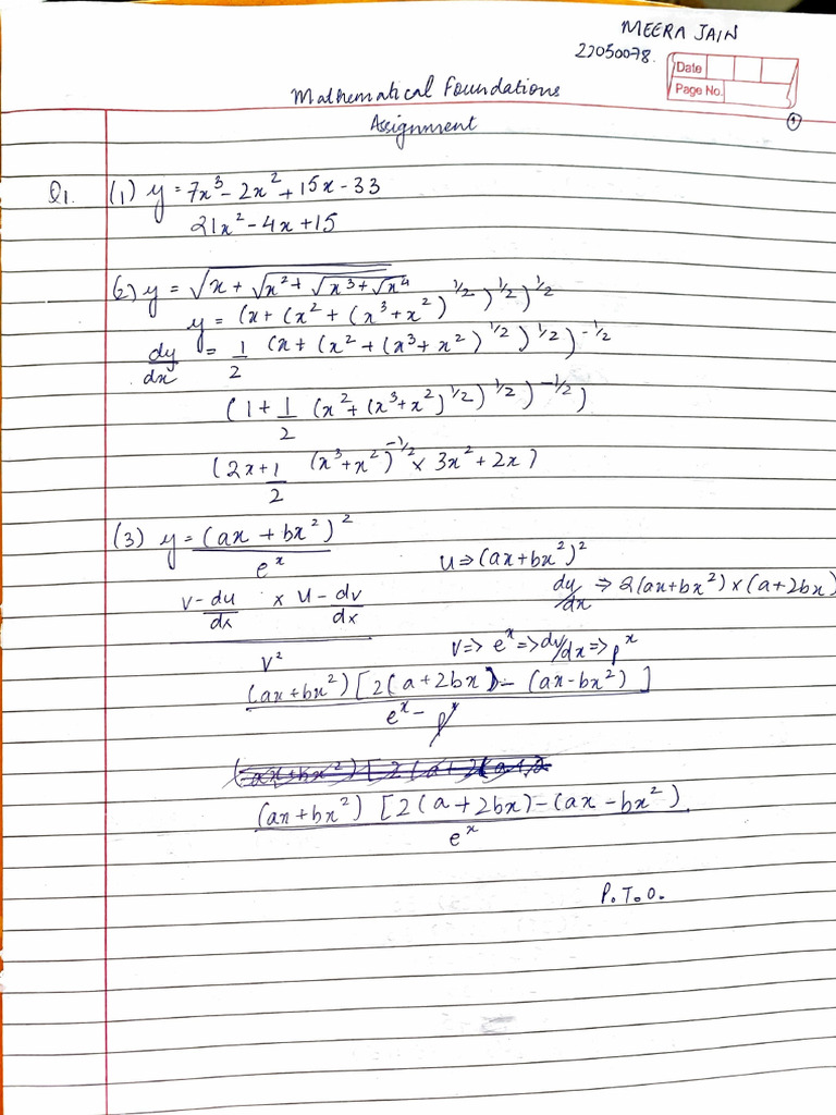 Math Assignment 2 | PDF