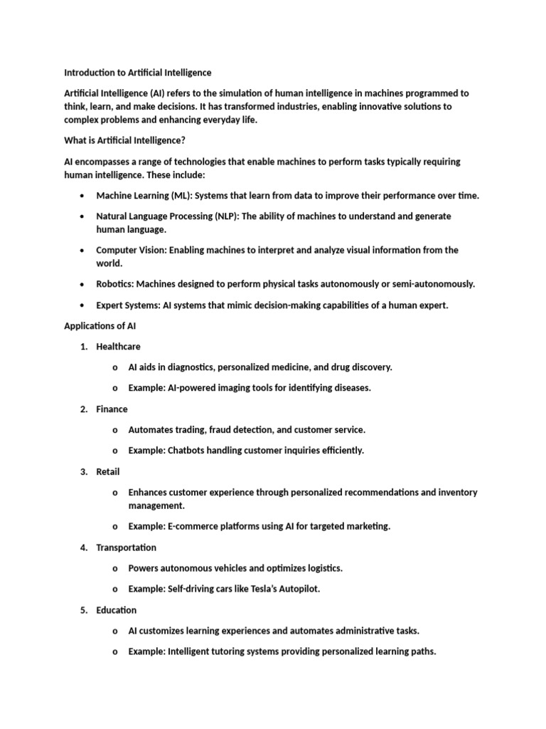 Understanding Artificial Intelligence Basics | PDF | Artificial ...
