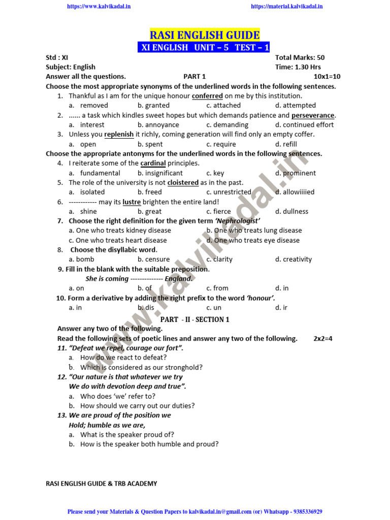 Class 11 English Unit 5 Test Guide Pdf Robot Robotics