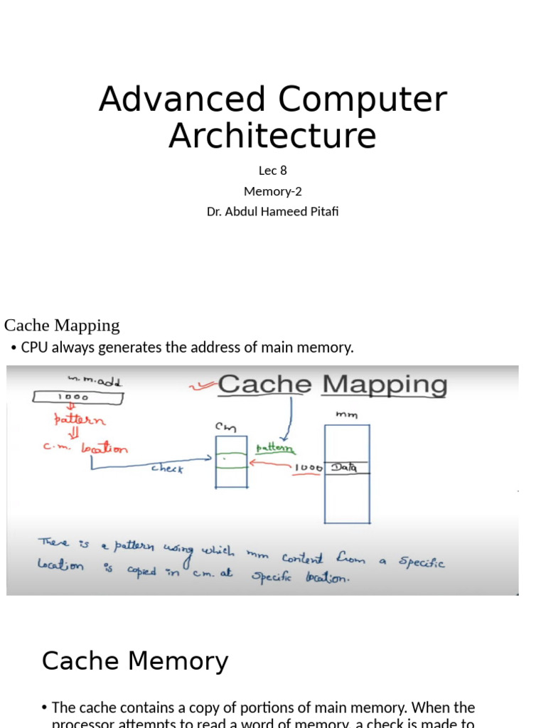 Week_9B_SetAssociative | PDF | Cpu Cache | Central Processing Unit