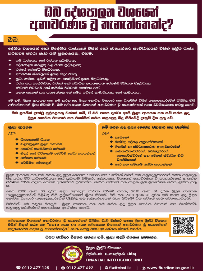 Financial Intelligence Unit Guidelines | PDF