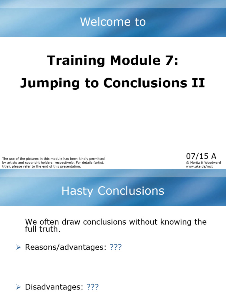 Module A (Jumping To Conclusions II) English | PDF | Ku Klux Klan | Moon