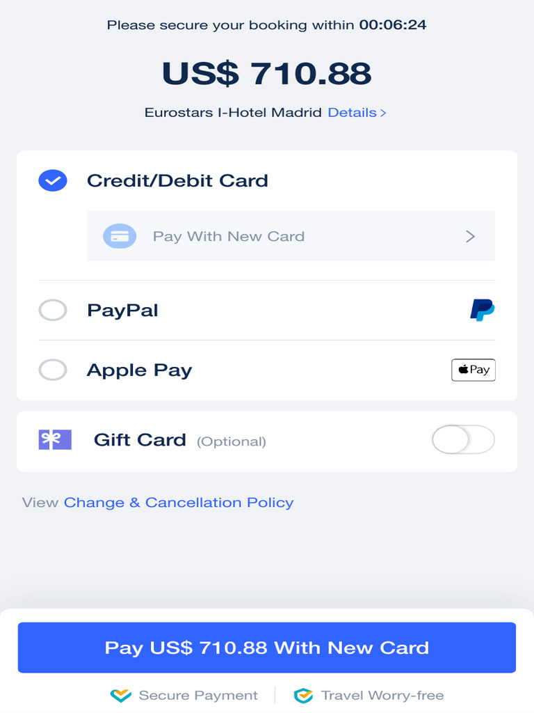 Secure Your Booking at Eurostars I-Hotel | PDF