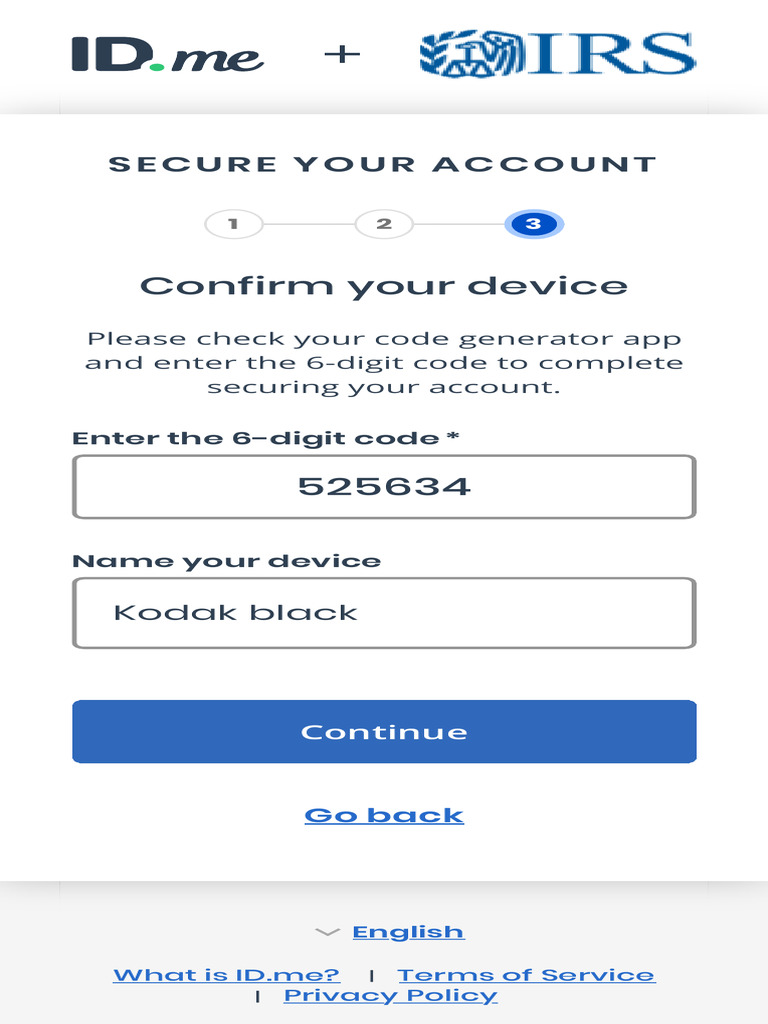 Secure your account - ID.me | PDF