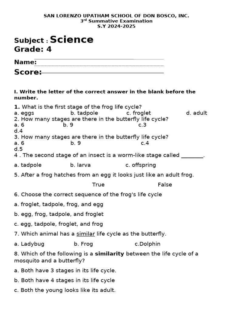 Science G4 (1) | PDF | Flowers | Butterfly