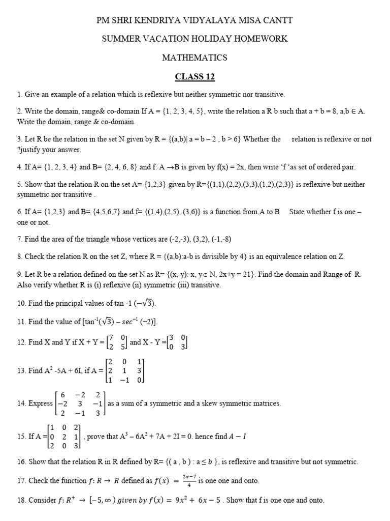 Document from | PDF | Linear Algebra | Matrix Theory