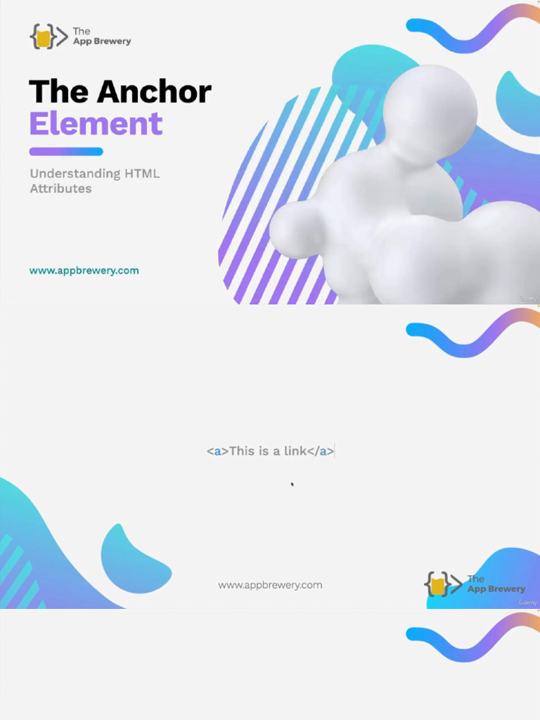 6The Anchor Element | PDF