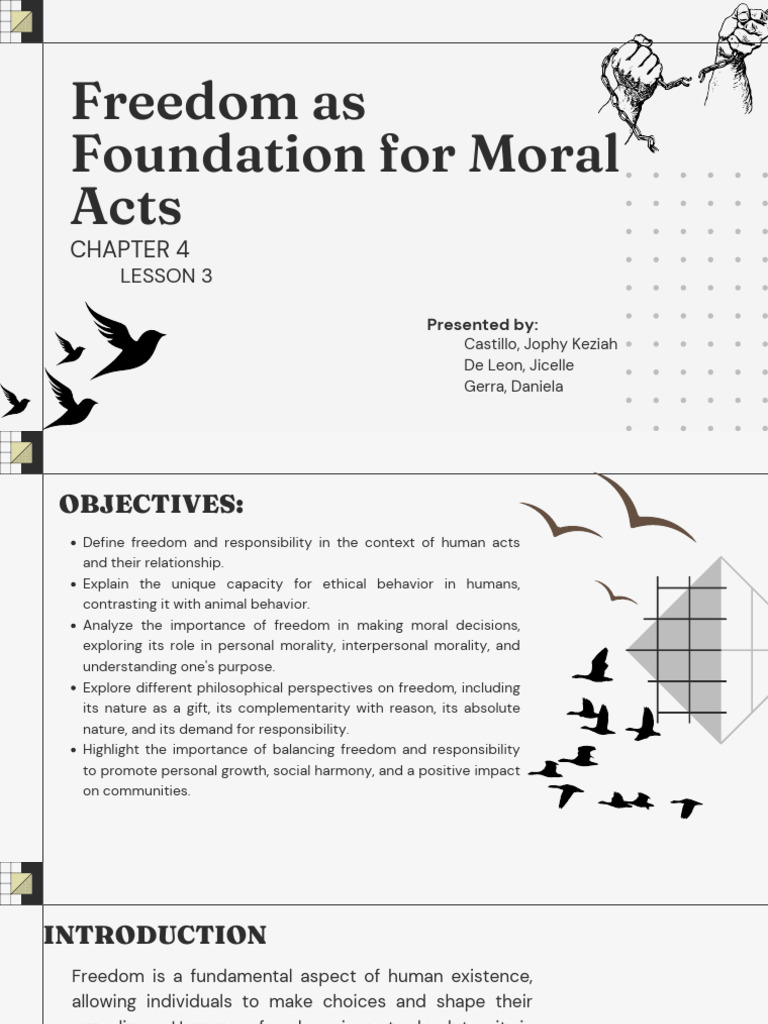 Freedom's Role in Moral Decision-Making | PDF | Free Will | Reason
