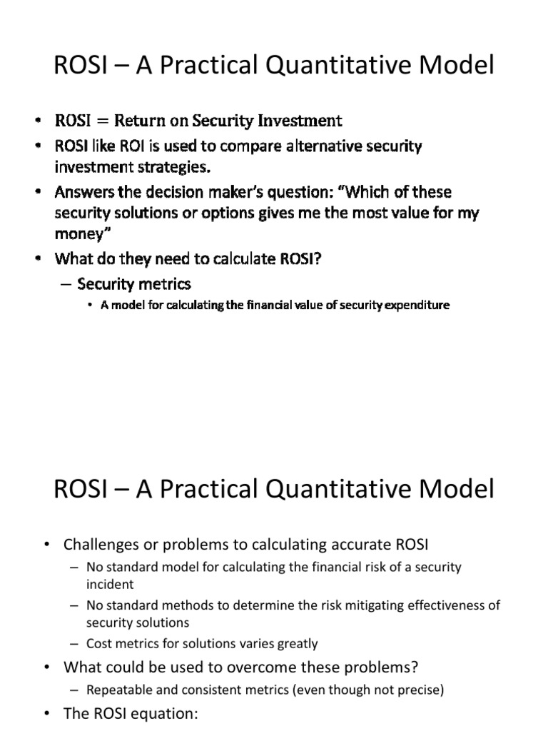 ROIs in Malicious Prosecution Cases | PDF | Business