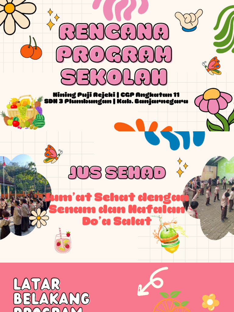 Program JUS SEHAD untuk Siswa Sehat | PDF