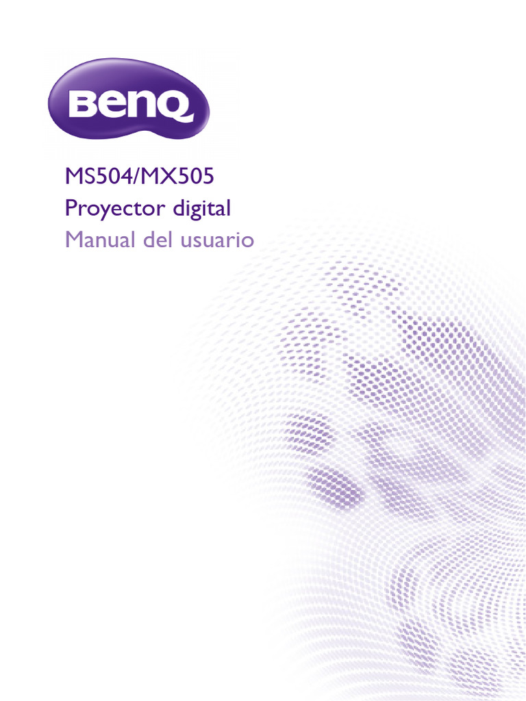 Projector - Um - User Manual - 20131014 - 155500MS504 - MX505 - SP ...
