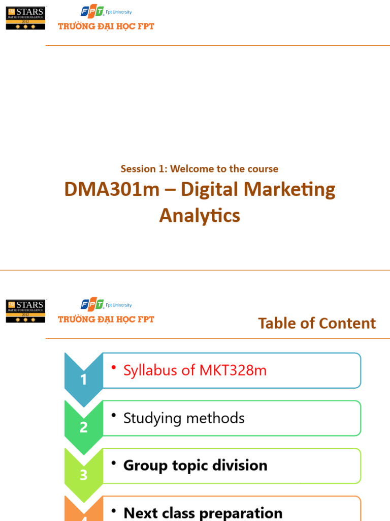 Digital Marketing Analytics Course Overview | PDF | Massive Open Online ...