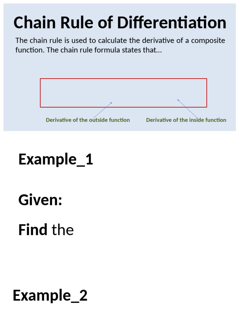 Chain Rule and Implicit Differentiation Guide | PDF