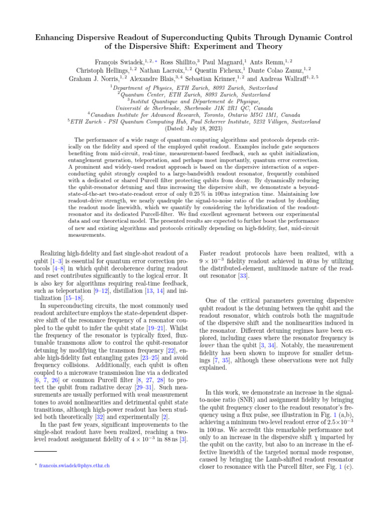 Enhancing Dispersive Readout of Superconducting Qubits Through Dynamic ...
