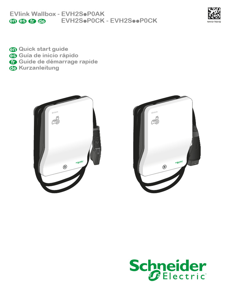 Guide d'utilisation de l'EVlink Charger | PDF | Électrotechnique ...