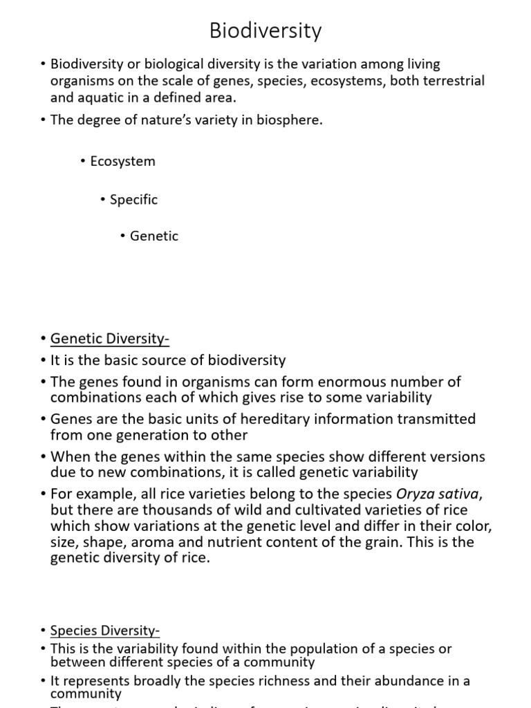 Understanding Biodiversity in India | PDF | Biodiversity | Biogeography