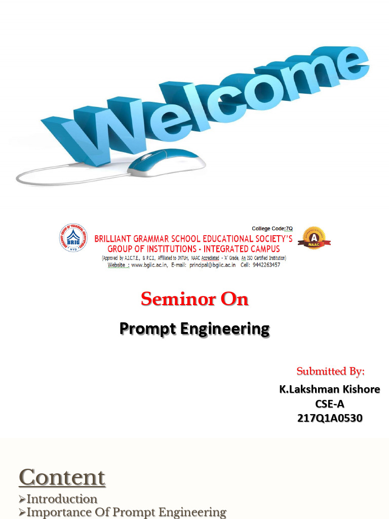 Introduction To Prompt Engineering | PDF | Engineering | Artificial ...