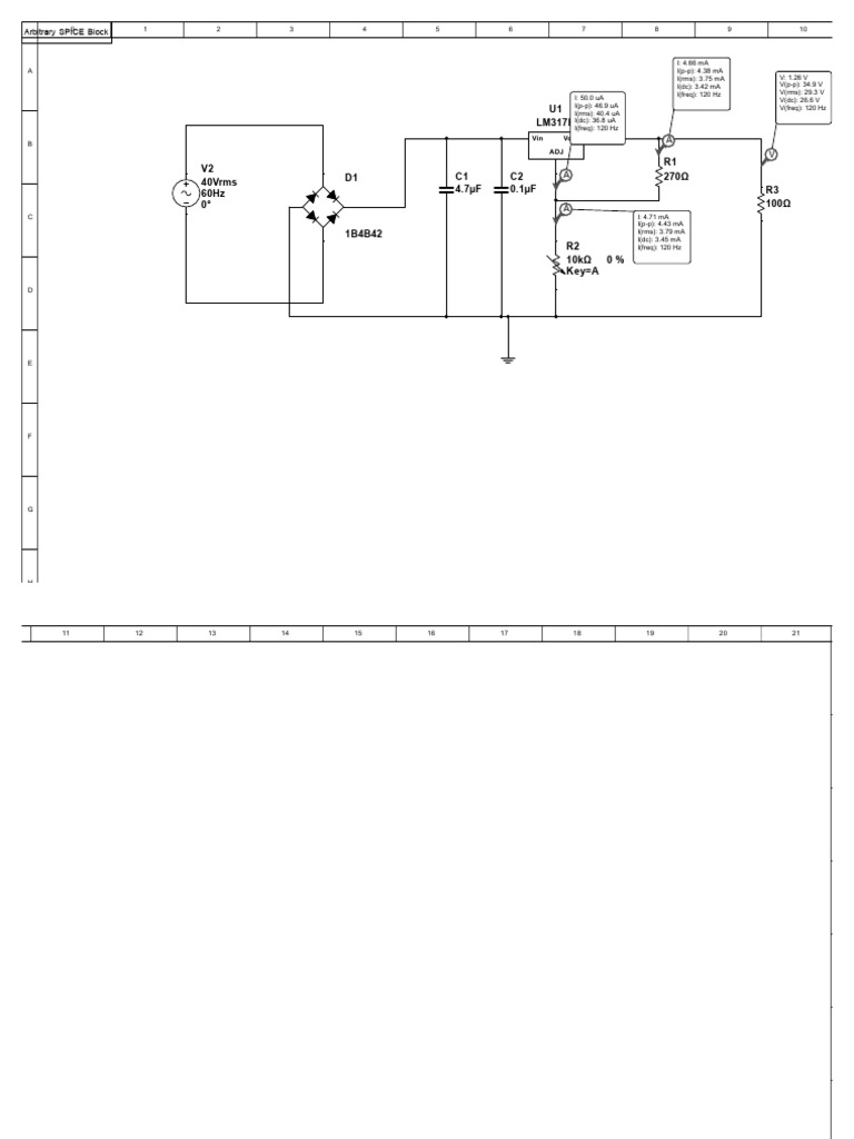 Análisis de Circuito con LM317H | PDF | voltaje