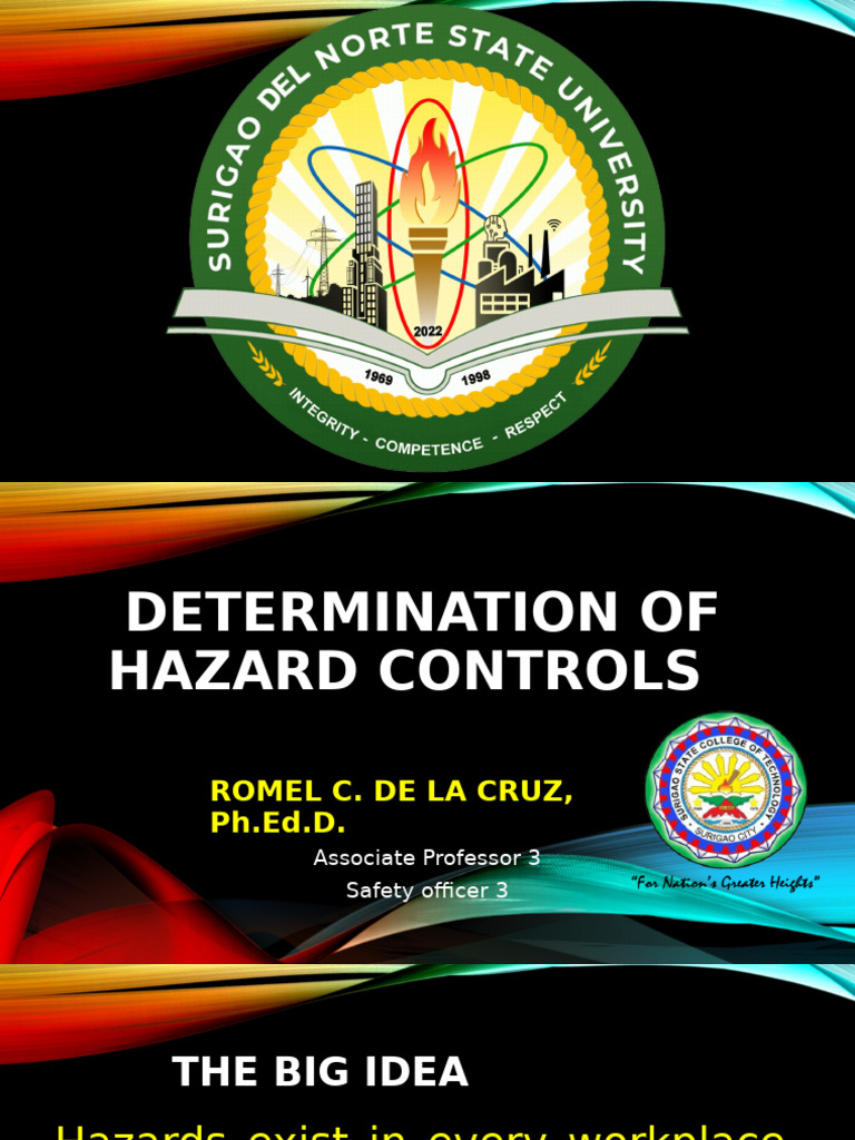 Hazard Control and Safety Signage Guide | PDF | Personal Protective ...