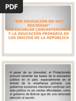 Sin Educacion No Hay Sociedad